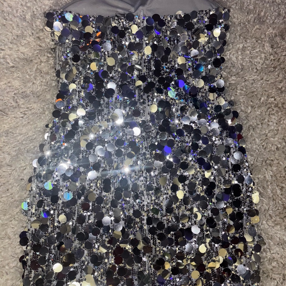 Sequin Strapless Dress - Picture 2 of 2